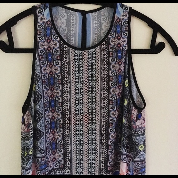 CLOVER CANYON Semi-sheer printed crew neck top - Picture 7 of 8